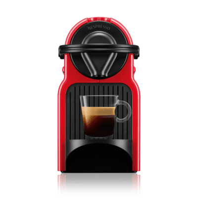 Кафемашина NESPRESSO INISSIA с капсули  – Рубинено червен/ Черен – 19 bar, 1260W, 0.8 литра