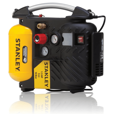 Безмаслен въздушен компресор Stanley DN200/10/5 AIRBOSS, 1.5 к.с., 5 л, 180 л/мин, 10 бара