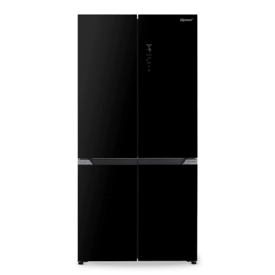 Хладилник с фризер Diplomat Multi Door NF500MDIE, Slot in дизайн, 505L, No Frost, Multi zone температурна настройка, LED дисплей, Тъмен инокс