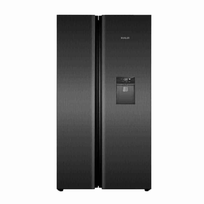 Хладилник с фризер Muhler NF776SBSIE, Side by side, С диспенсър за вода, 631L, Клас Е, No Frost, Тъмен Инокс