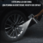 Безжичен компресор за гуми с 4000A стартер, 150 PSI и 8000 mAh батерия