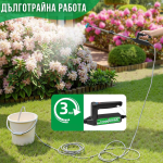 Акумулаторна Пръскачка SYLSTAR 7.4V – 3 Режима на Пръскане, 4 Дюзи, Маркуч 8 метра