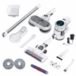 Безкабелна прахосмукачка 2в1 Adler AD 7064, 350W, Сухо и мокро почистване, 2 батерии, LED дисплей, 3 степени, HEPA филтри