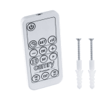 Керамична печка за баня Camry CR 7747, 2000W, LCD дисплей, Дистанционно, Таймер, IPX2, Стенен монтаж