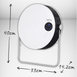 Керамична печка за баня Camry CR 7747, 2000W, LCD дисплей, Дистанционно, Таймер, IPX2, Стенен монтаж
