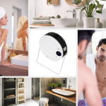 Керамична печка за баня Camry CR 7747, 2000W, LCD дисплей, Дистанционно, Таймер, IPX2, Стенен монтаж