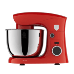 Планетарен миксер MAR MR1001 1500W, 10 скорости, 5 литра купа,  Черен/Червен