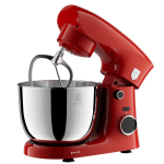 Планетарен миксер MAR MR1001 1500W, 10 скорости, 5 литра купа,  Черен/Червен