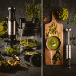 Кухненски робот Camry CR 4623, 1600W, 2 литра, Пасатор, Чопър, Аксесоари, Турбо, Инокс/Черен