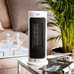 Керамична вентилаторна кула Adler AD 7738, 2200W, Дистанционно управление, LCD дисплей, Контрол на температурата, Осцилация, Таймер