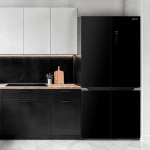 Хладилник с фризер Diplomat Multi Door NF500MDIE, Slot in дизайн, 505L, No Frost, Multi zone температурна настройка, LED дисплей, Тъмен инокс