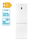 Хладилник с фризер Muhler NFC185WE, 323L, Клас Е, No Frost, R600a хладилен агент, Бял