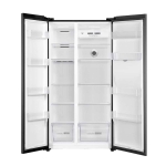 Хладилник с фризер Muhler NF776SBSIE, Side by side, С диспенсър за вода, 631L, Клас Е, No Frost, Тъмен Инокс