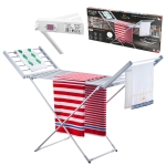 Електрически сушилник за дрехи Adler AD 7821, 220W, Сгъваем, 18 нагревателни елемента, Алуминиев корпус